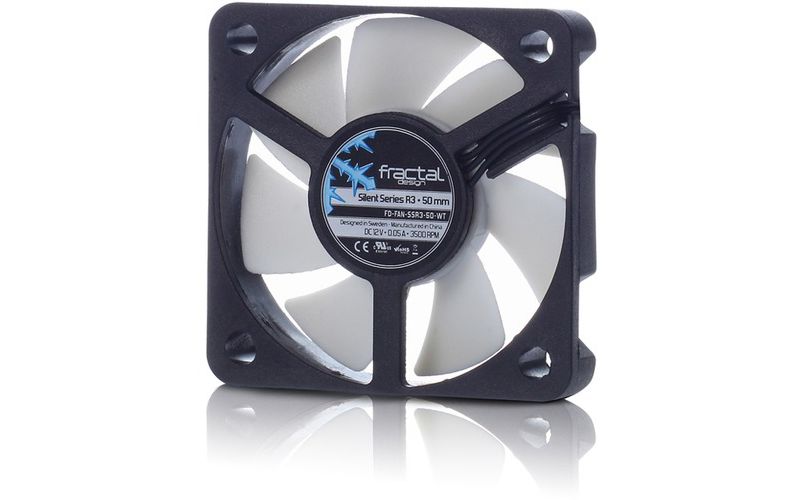 Fractal Design Silent Series R3 50mm - 1 x 50 mm - 1 x 6.8 CFM - 19 dB(A) Noise - Rifle Bearing - 3-pin
