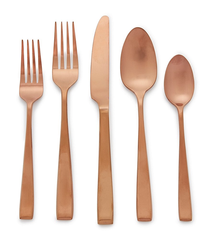 Noble Excellence Nova PVD Stainless Steel 20-Piece Flatware Set