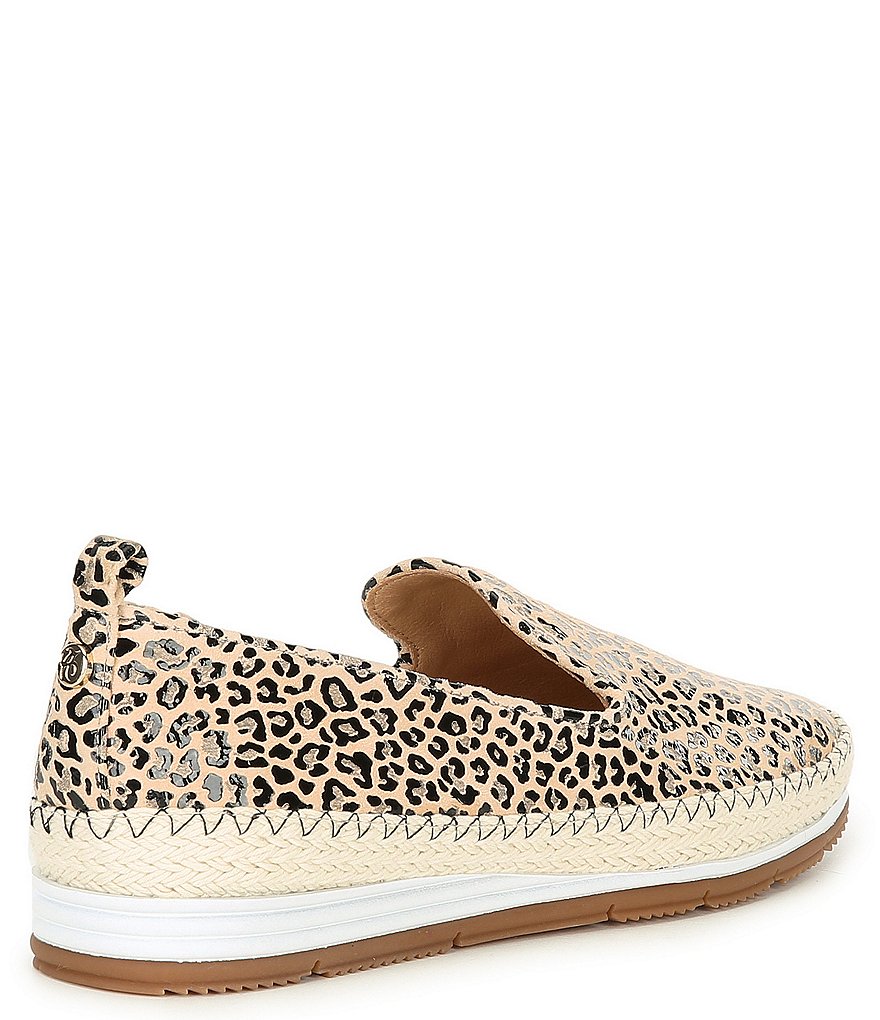 Alex Marie Raanata Leopard Print Espadrille Slip-Ons