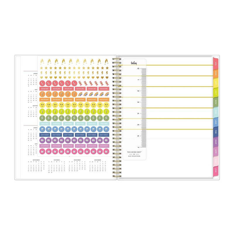 2021-22 Academic Planner 8.5" x 11" Flexible Cover Weekly/Monthly Wirebound Skinny Mini - The Home Edit