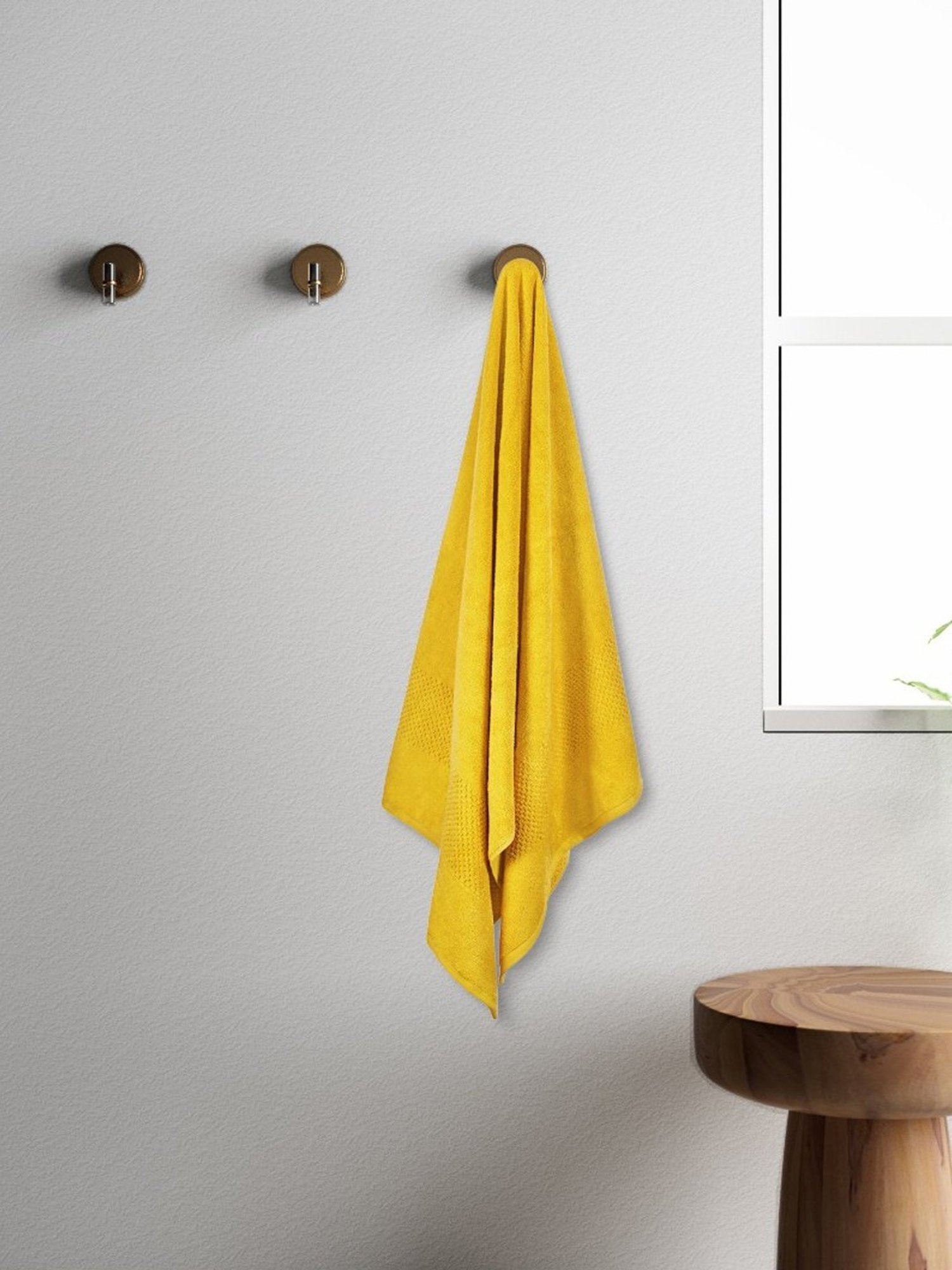 Spaces Swift Dry Dark Yellow 450 GSM Cotton Bath Towel