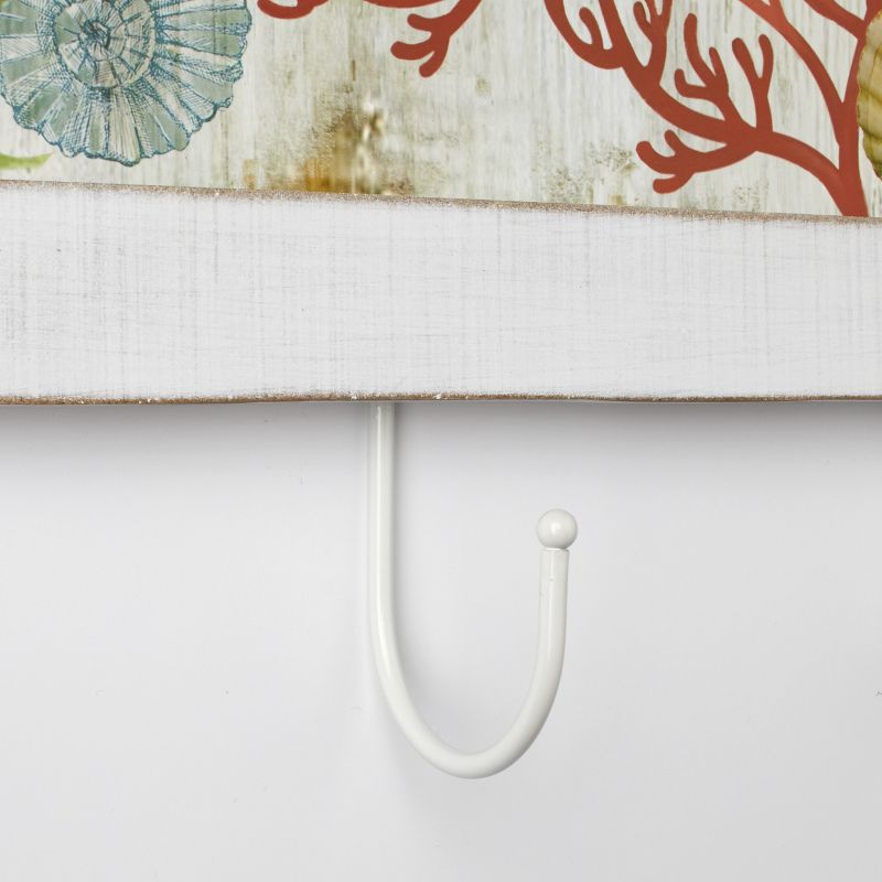 Lakeside Coastal Bathroom Wall Hooks for Towels with Rustic Nautical Design