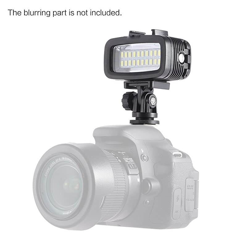 700LM Diving Video Fillin Light LED Lighting Lamp Waterproof 40M 1900mAh Builtin Rechargeable Battery with Diffuser for GoPro SJCAM Xiaomi Yi Sports Action Camera