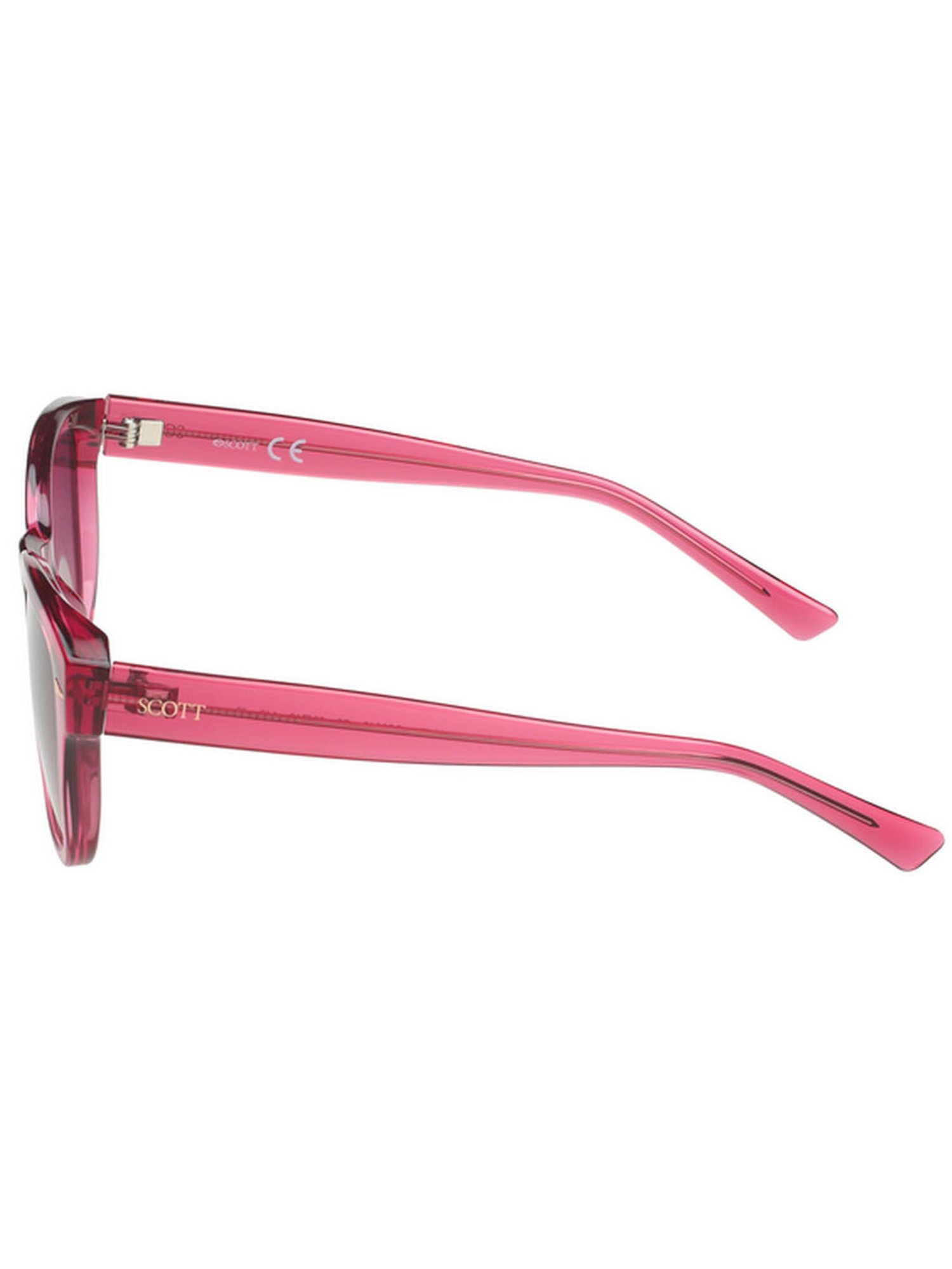 SCOTT Pink Wayfarer UV Protection Unisex Sunglasses