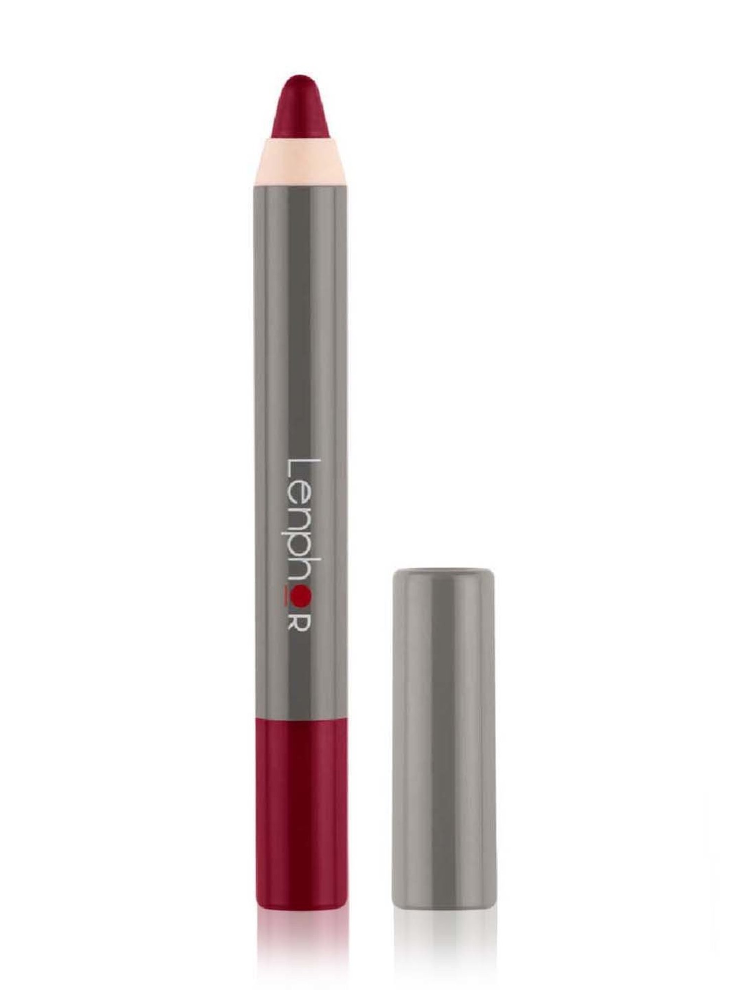 Lenphor Matte Show-Off Lip Crayon Aggie Maroon - 2.8 gm