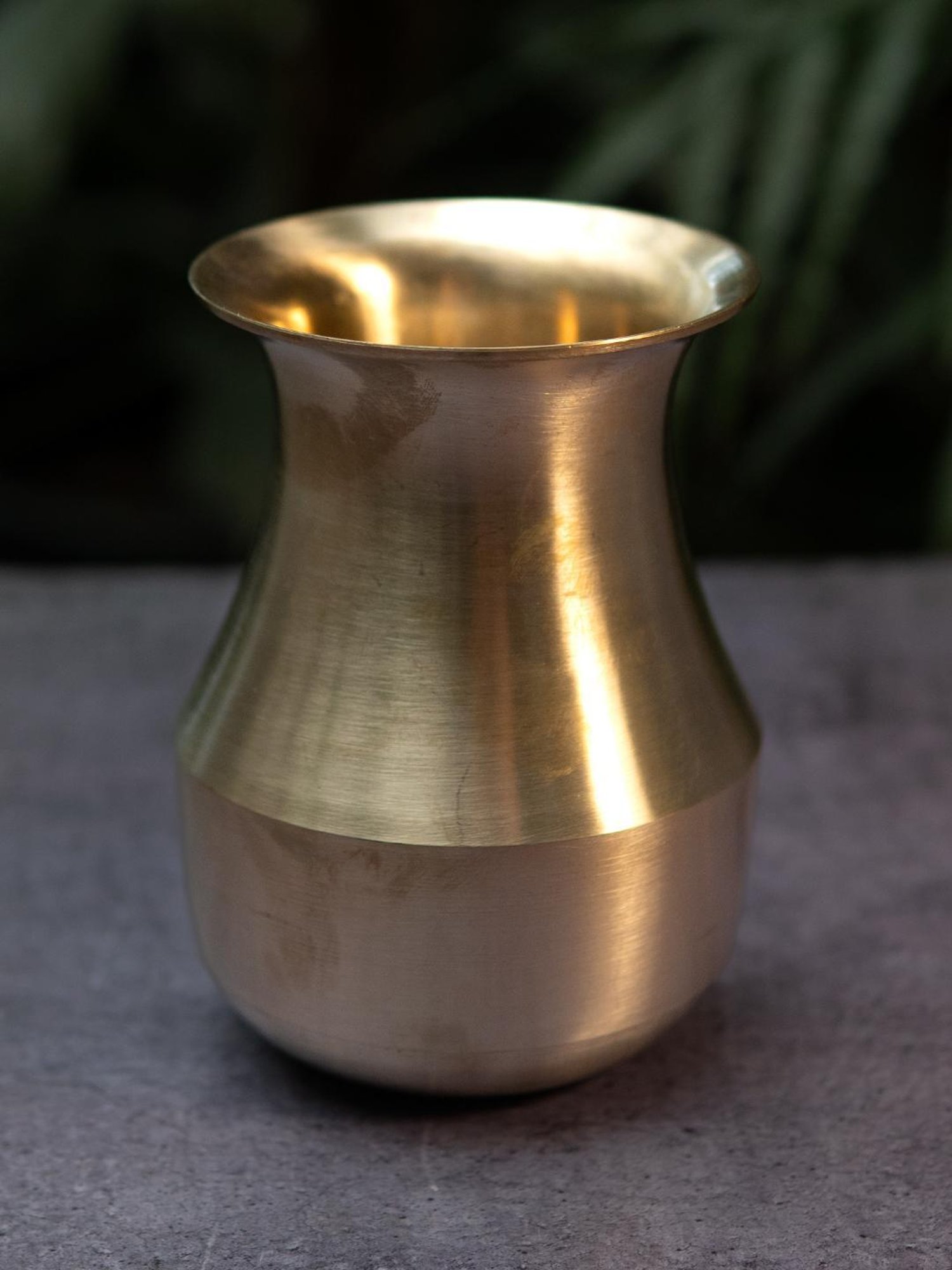 Ambi Elegant Traditional Pure 100% Kansa Parsi Lota -Tumbler / Glass