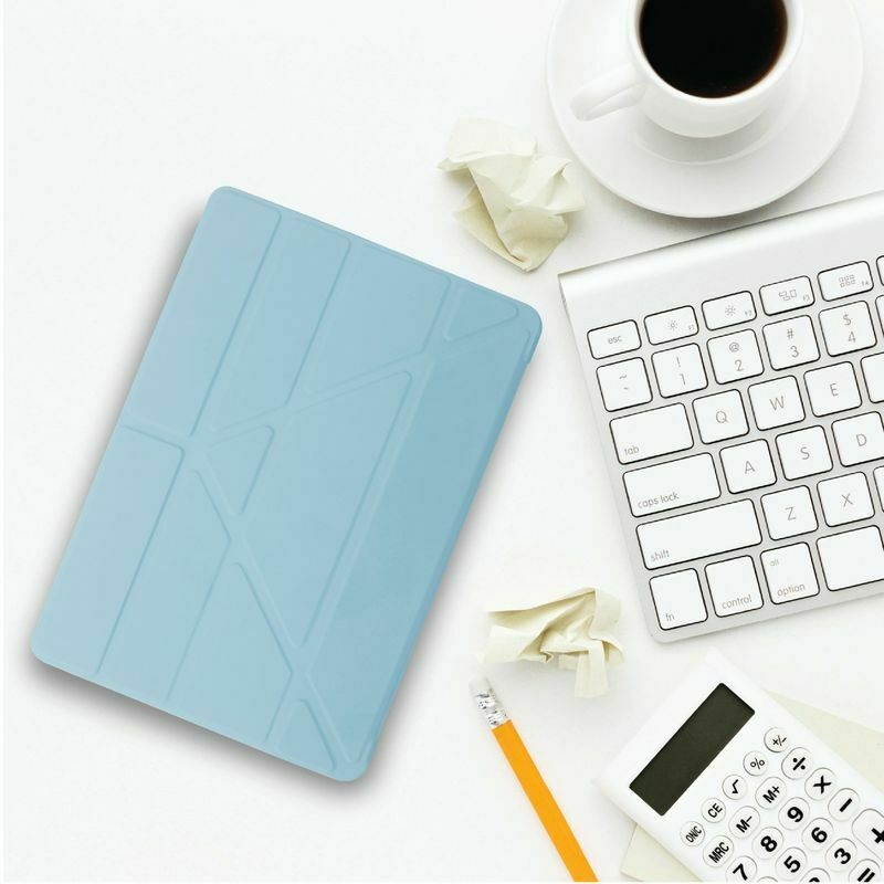 Tablet Case for iPad Air 3, Pro 10.5", Multifold, Magnetic Cover, Sky Blue