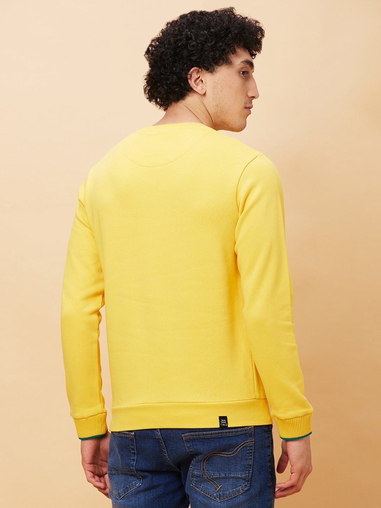 Spykar Red Slim Fit Sweatshirt