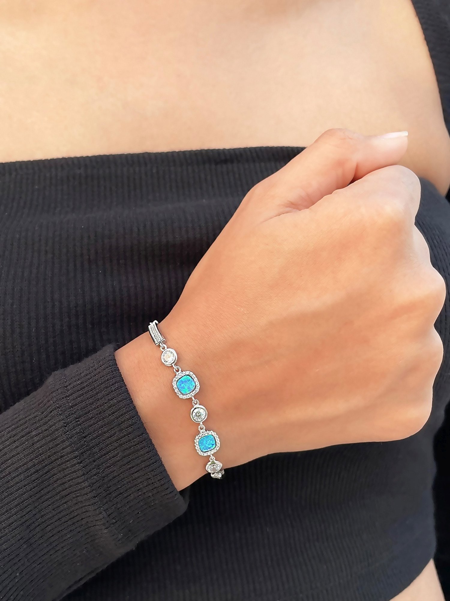 Silberry 92.5 Sterling Silver Aurora Bracelet