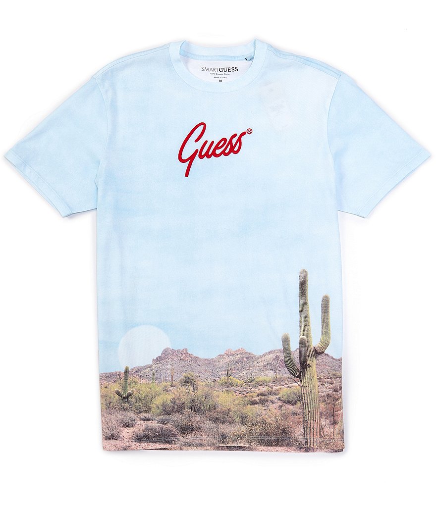 Guess Short-Sleeve Cactus Print Tee