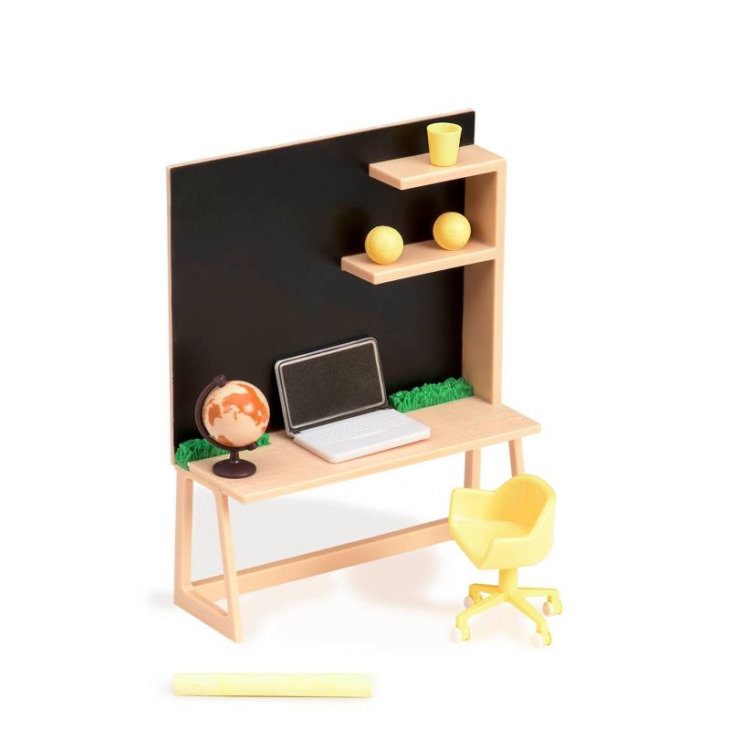 Lori Dollhouse Furniture for 6" Dolls - Home Workspace Set