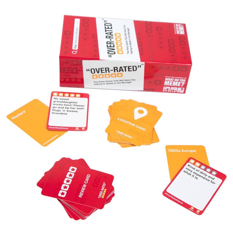 Over-Rated Card Game