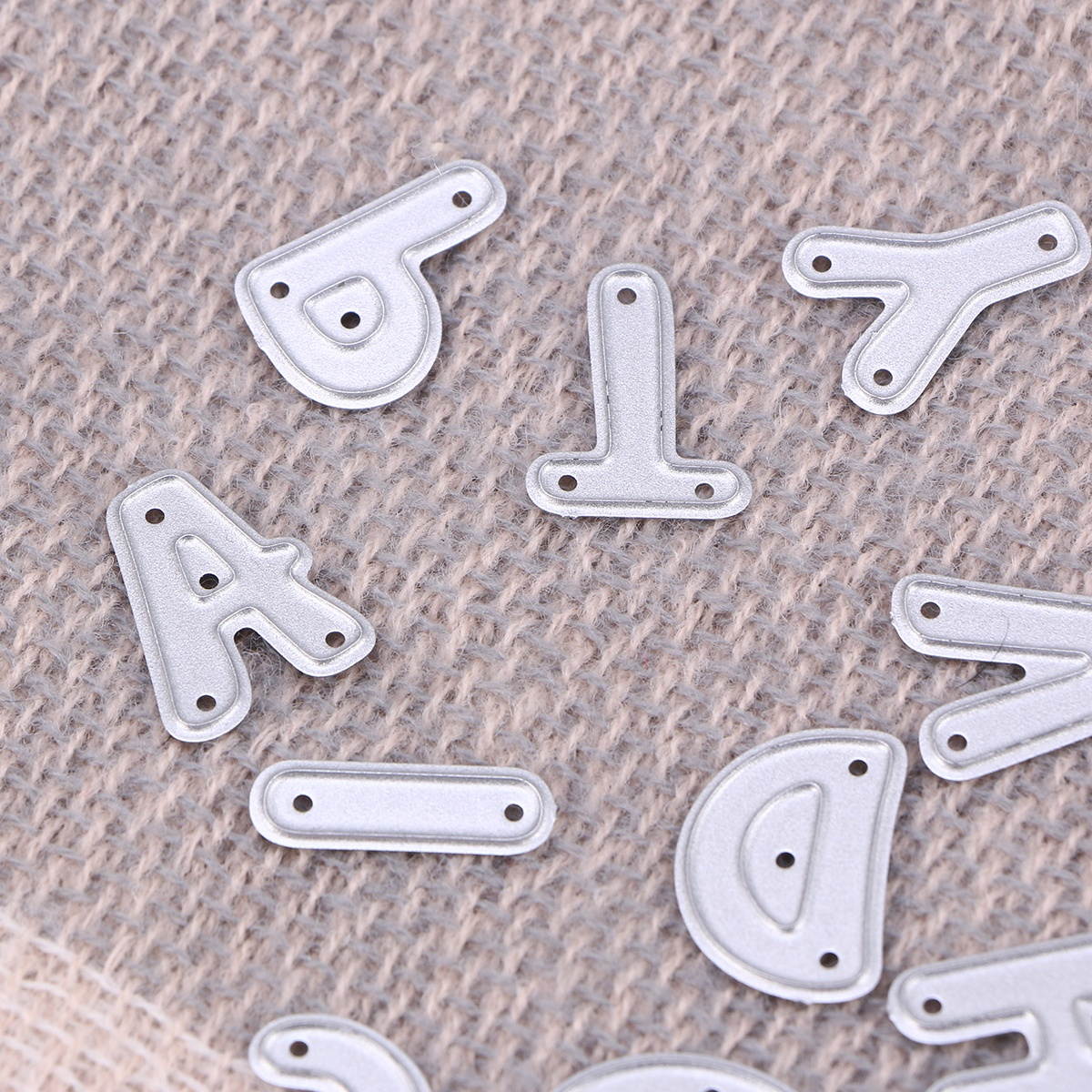 Alphabet Cutting Dies 26 Letters Stencil TemplateMetal Embossing Stencil for Album Scrapbooking