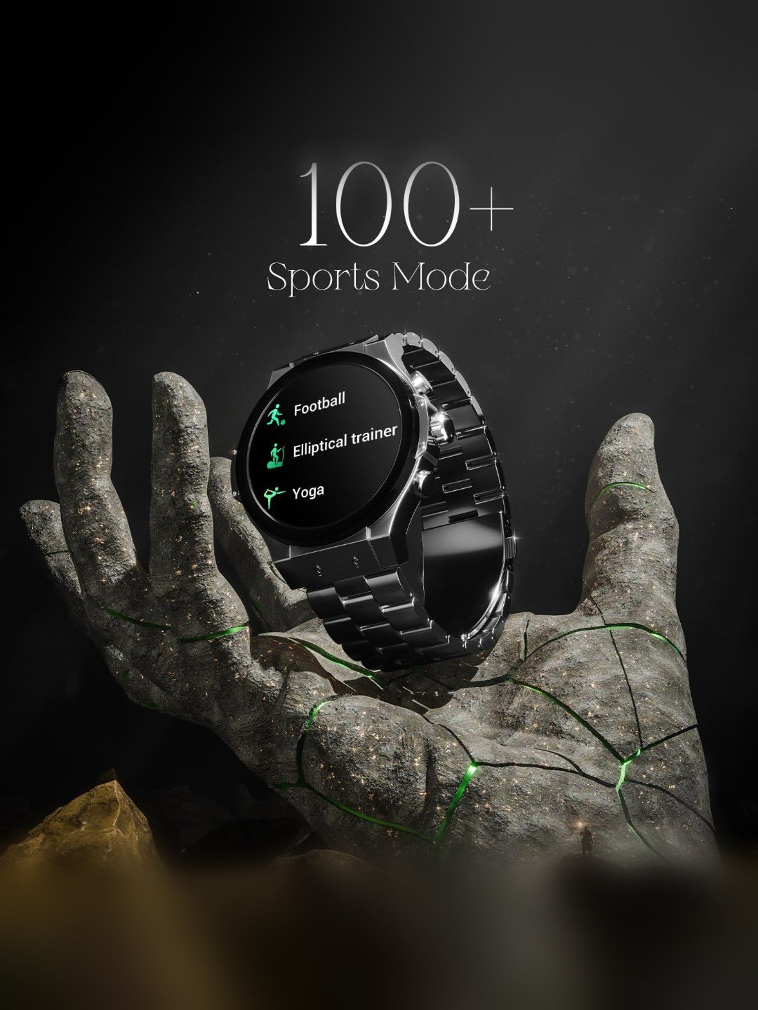 Boat Enigma X400 BT Calling Smartwatch with 1.45 inch AMOLED Display & Sleep, SpO2 Monitor (Black)