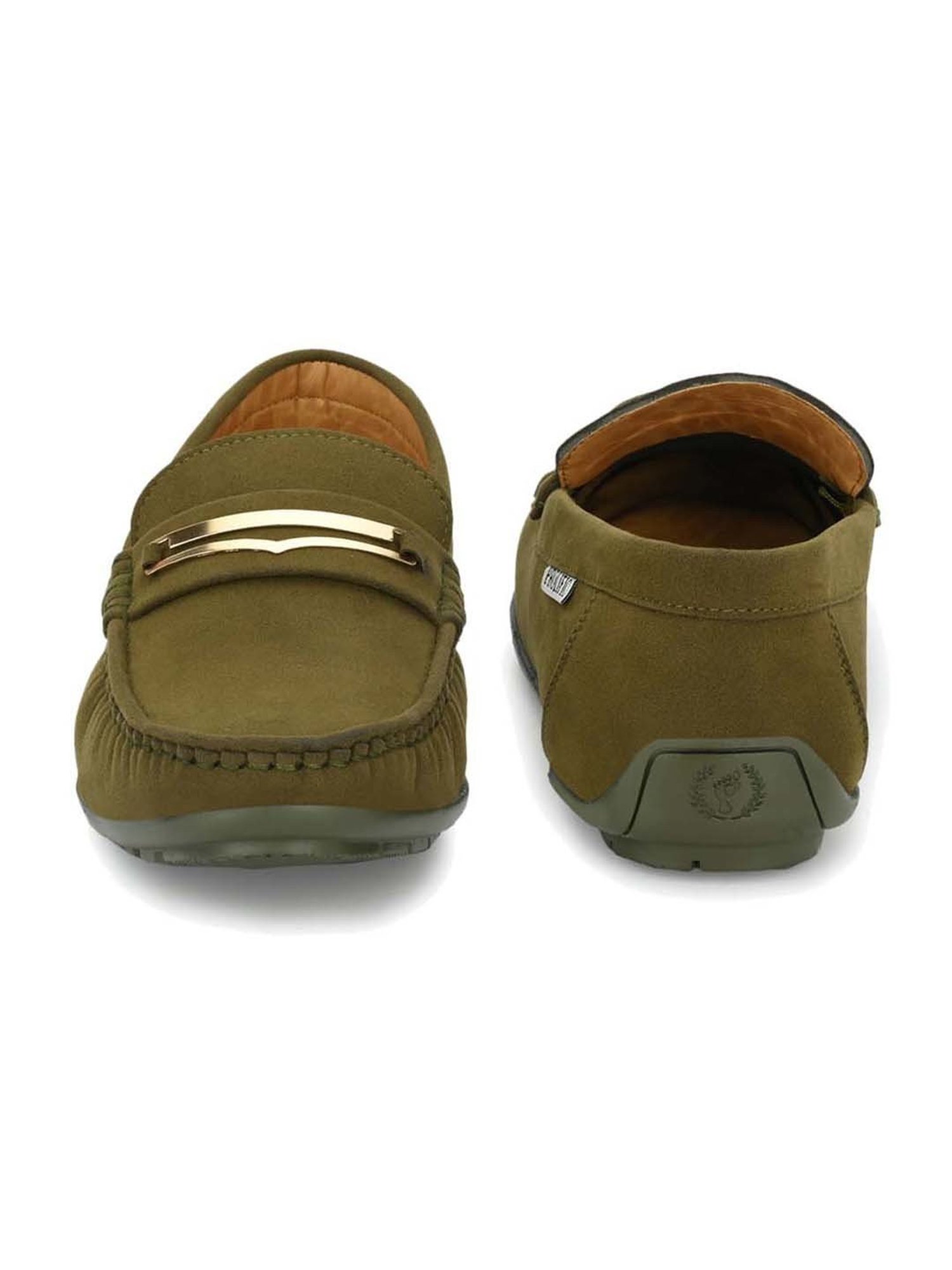 Prolific Men's Olive Green Casual Loafers