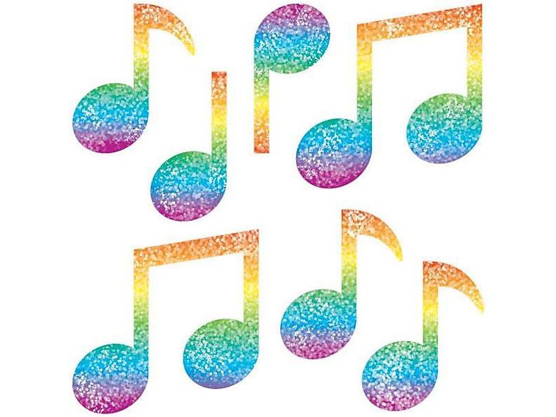 CARSON-DELLOSA Music Notes Dazzle Stickers 2913