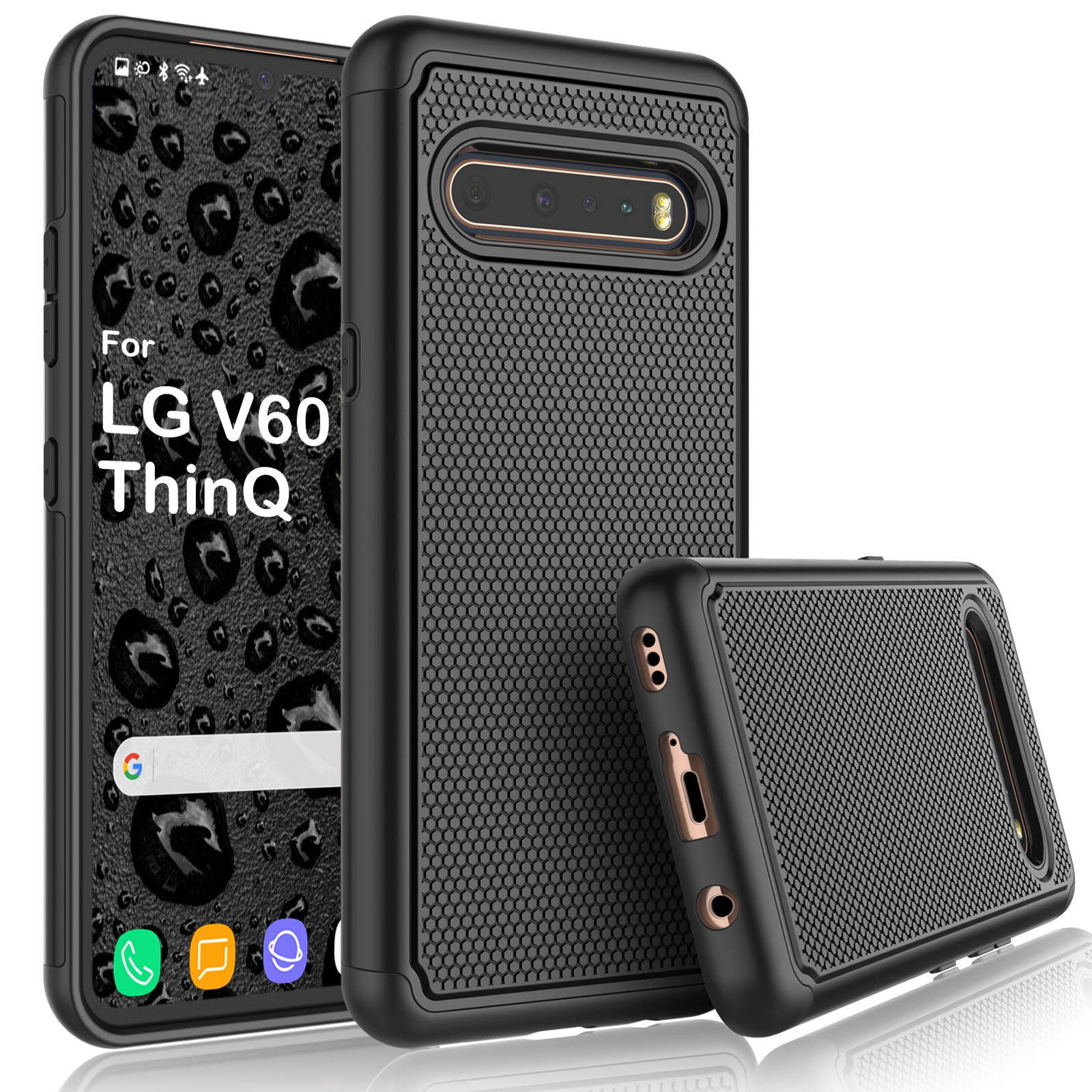 Moshi Vitros Clear Case for iPhone 11 - For Apple iPhone 11 Smartphone - Clear, Raven Black - High Gloss