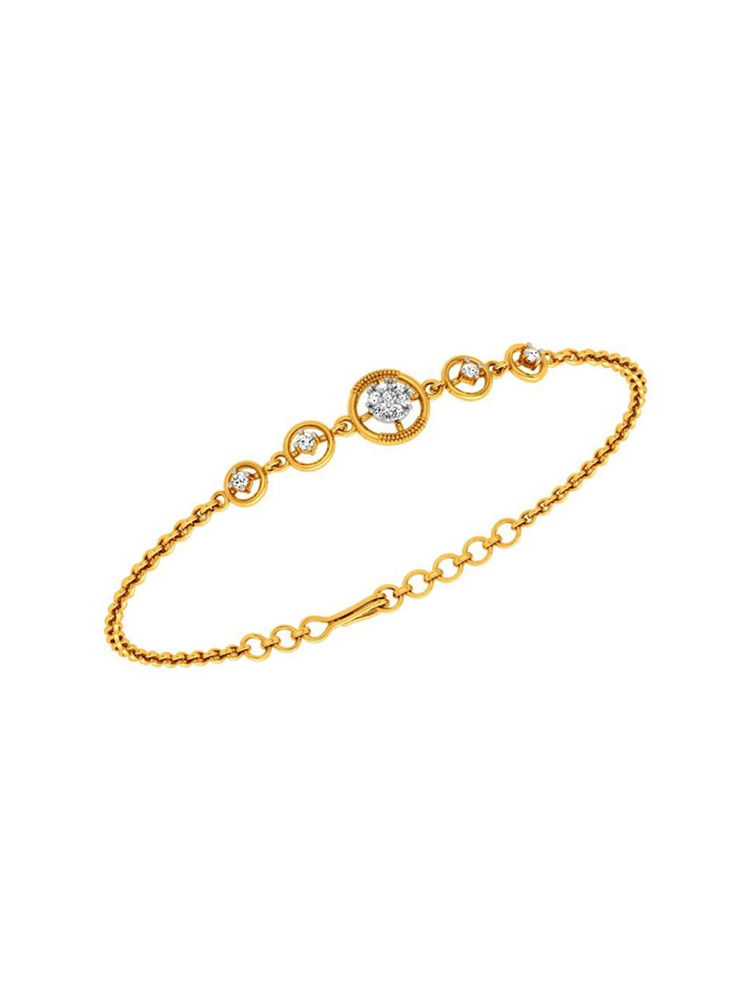 P.C. Chandra Jewellers 22k Yellow Gold Winsome Whirl Bracelet