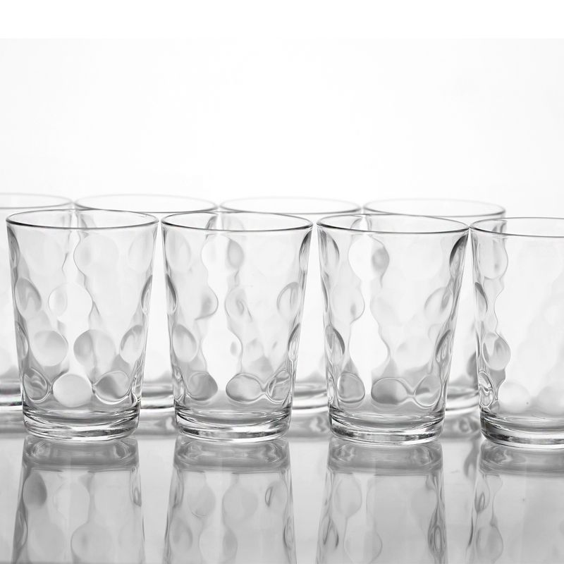 Pasabahce Space 8 Piece 7oz. Glass Juice Tumbler Cup Set