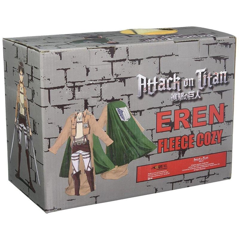Surreal Entertainment Attack on Titan Eren Survey Corps Fleece Cozy