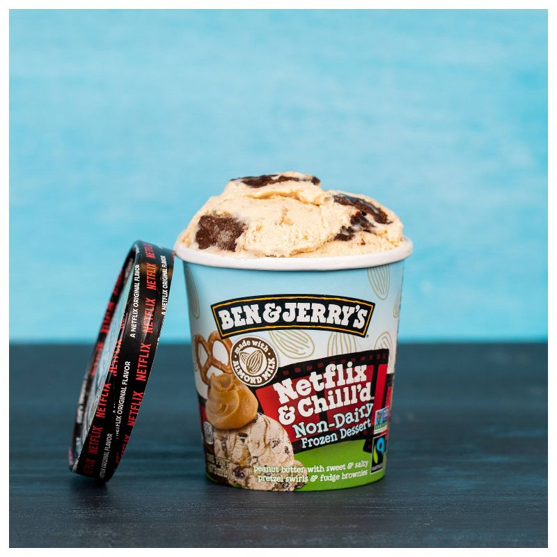 Ben & Jerry's Non Dairy Ice Cream Netflix + Chilled Frozen Dessert - 16oz