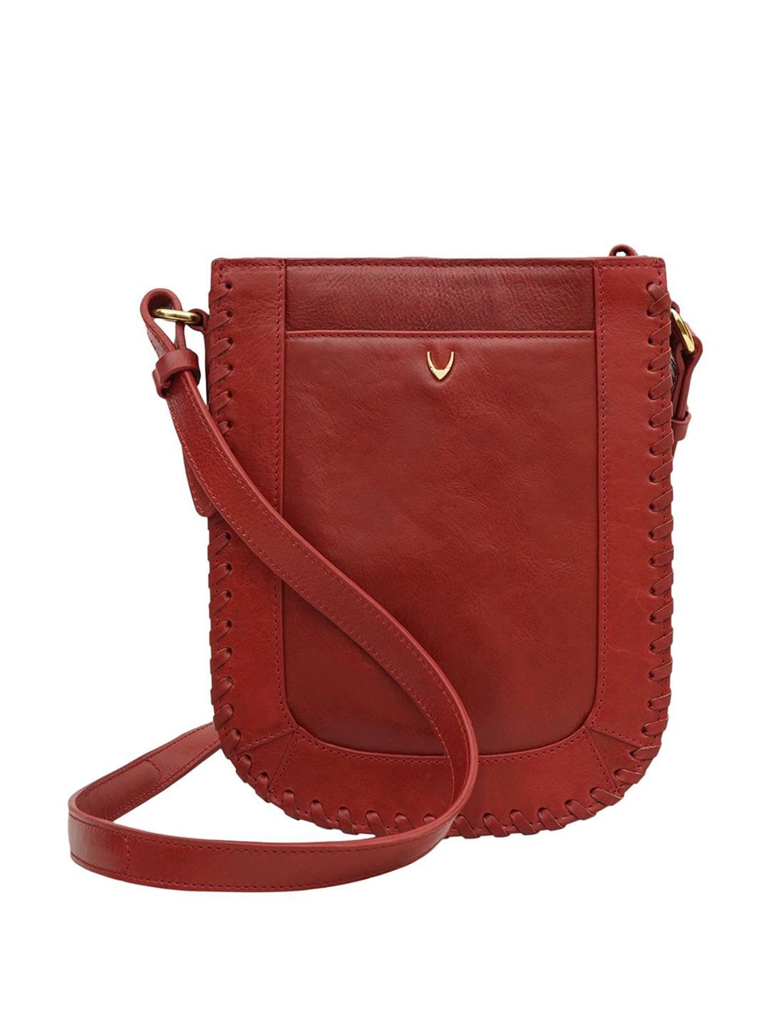 Hidesign Wabi Sabi Red Solid Medium Sling Handbag