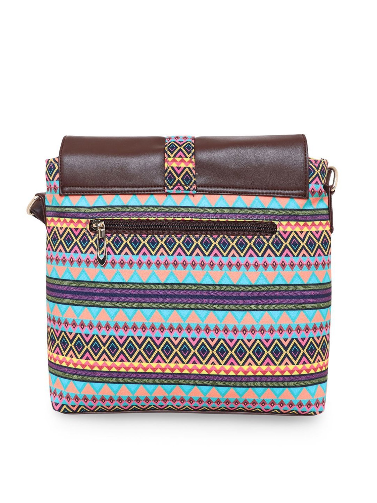 Sabhyata Multicolor Printed Medium Cross Body Bag
