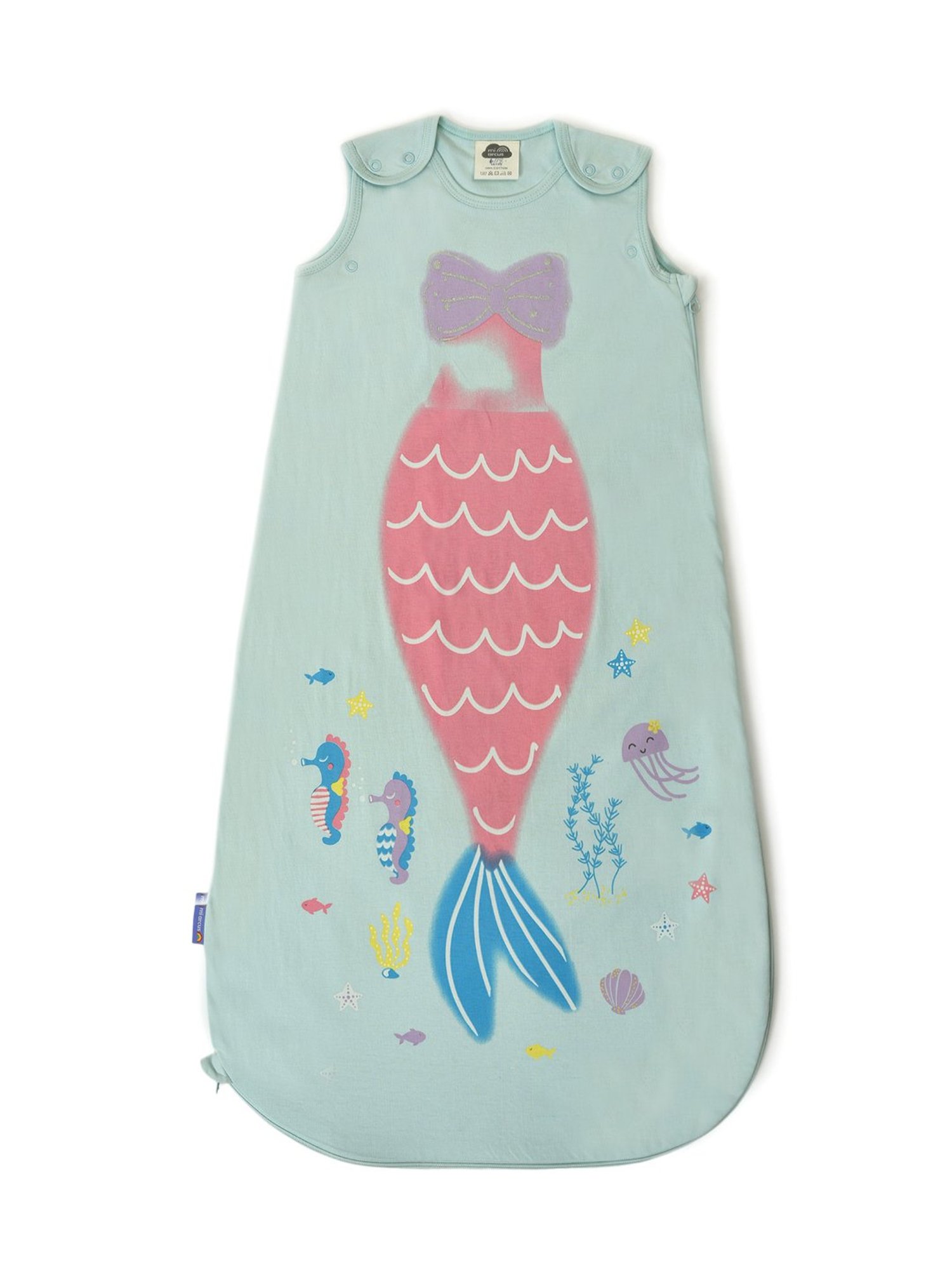 MiArcus Mermazing Printed Blue Cotton Sleeping Bag