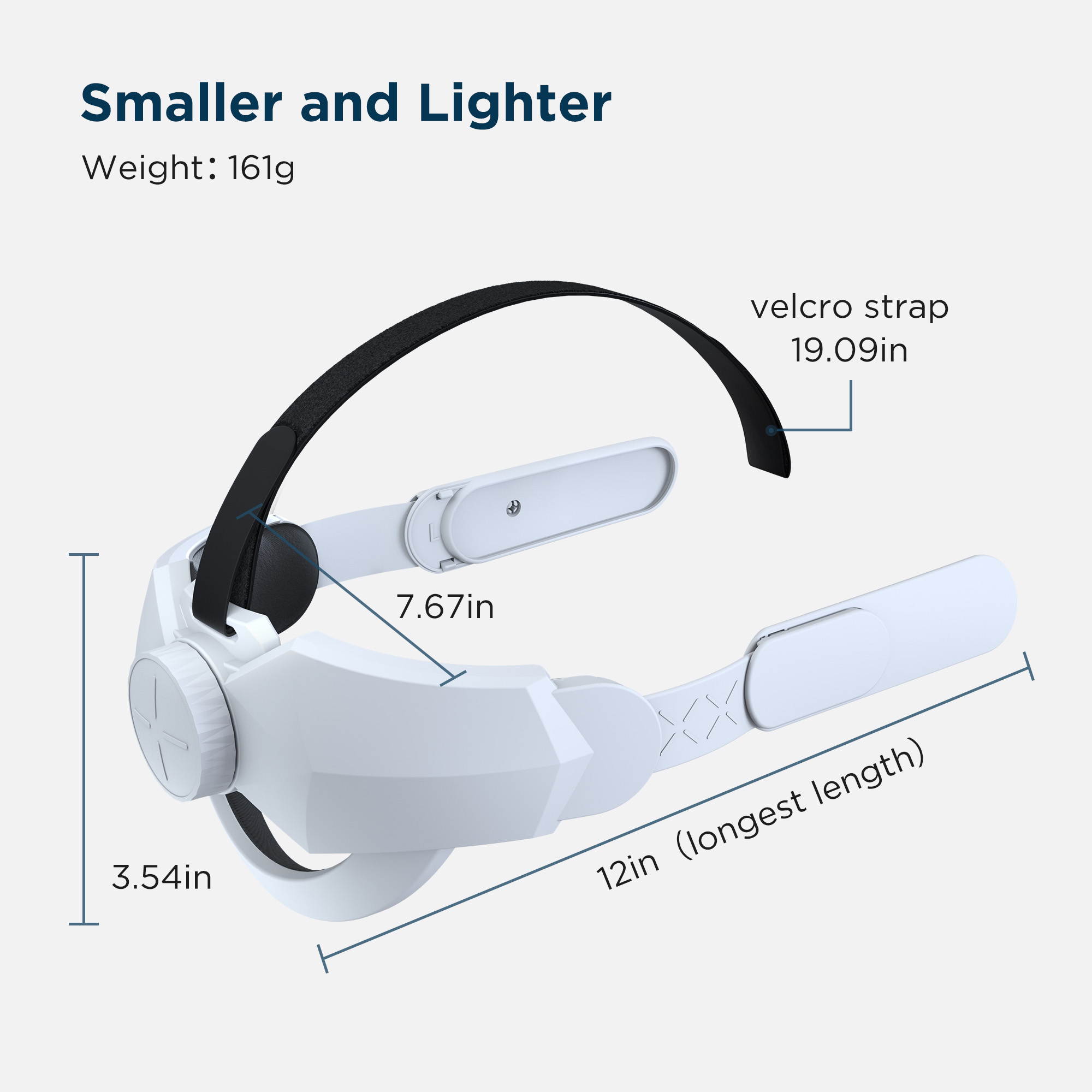 KIWISAMRT Elite Strap for Oculus Quest 2 Accessories, Replacement Head Strap with Head Cushion