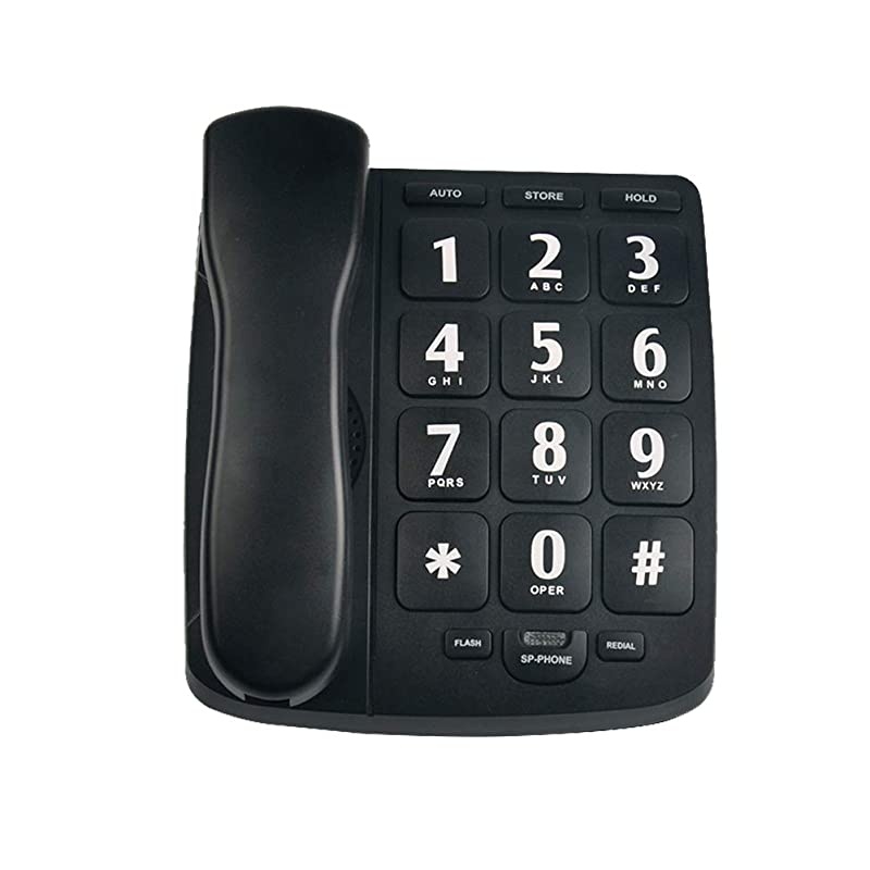 P02 Amplified Large Button Corded Phone for Senior