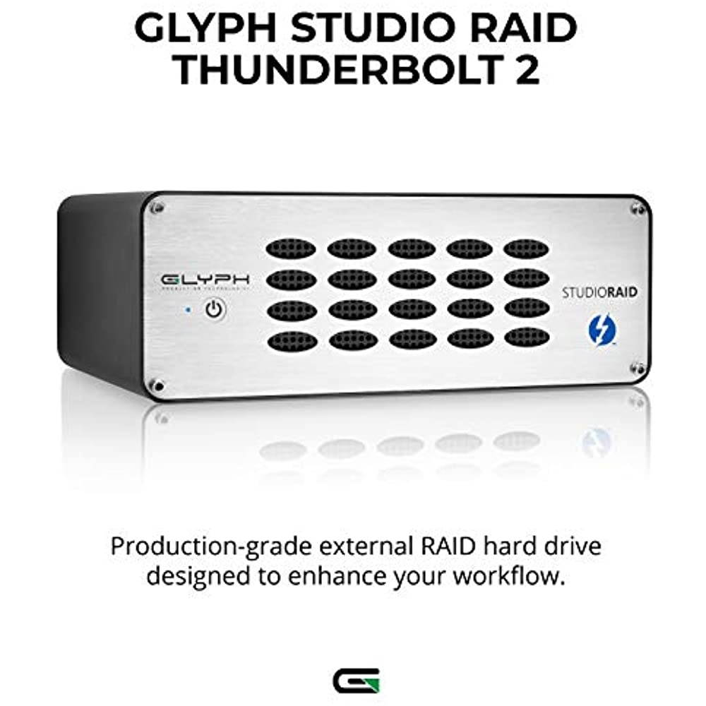 Glyph Studio RAID, 7200RPM, 2x Thunderbolt 2, USB 3