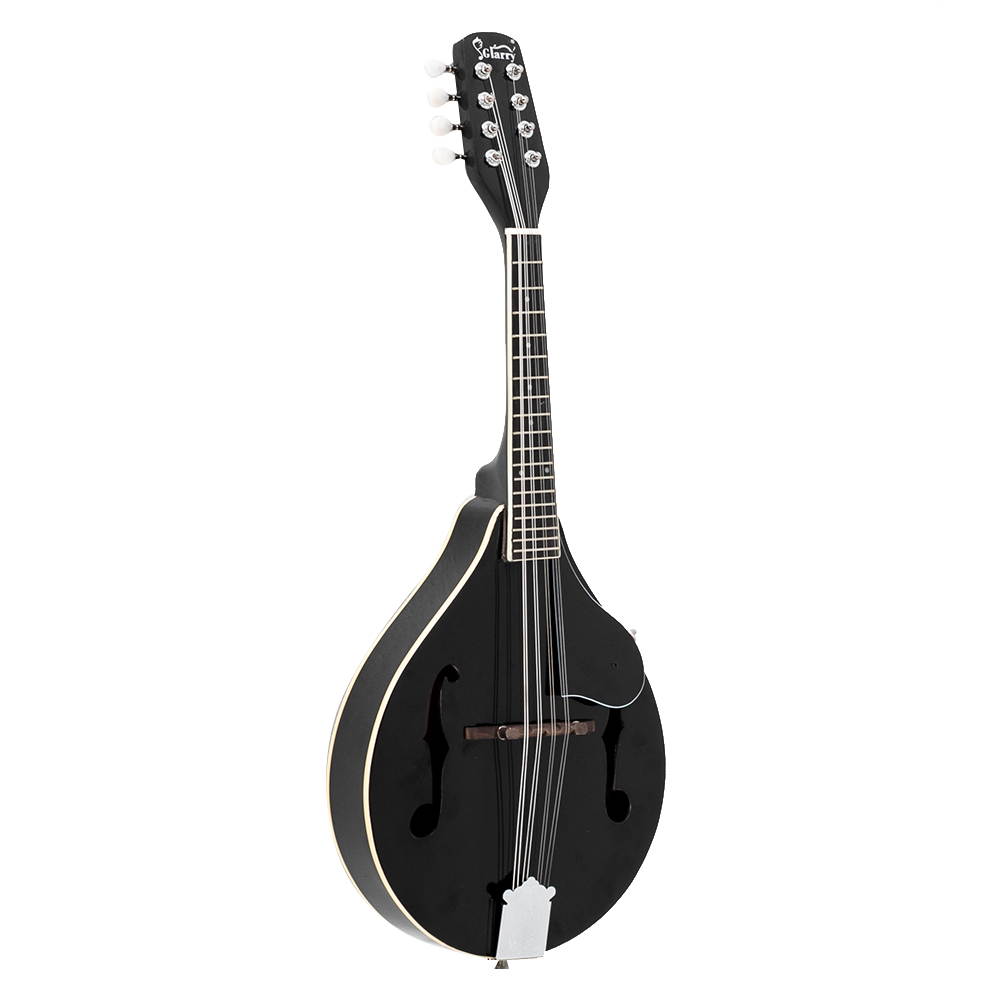 Glarry A-Style Elegant Maple Wood Mandolin Black