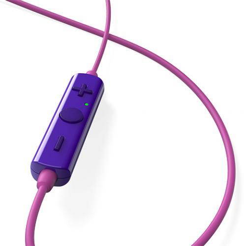 tcl socl100bt wireless in-ear earbuds bluetooth headphones with quick charge and built-in mic - sunrise purple