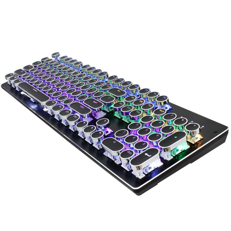 Mechanical keyboard high special green axis 104-key full-key conflict-free two-color injection key