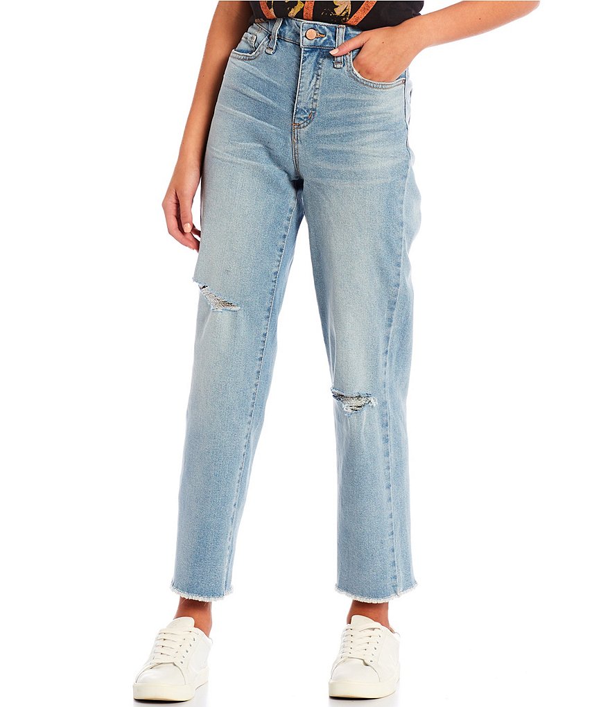 Silver Jeans Co. Highly Desirable Raw Edge Straight Jeans