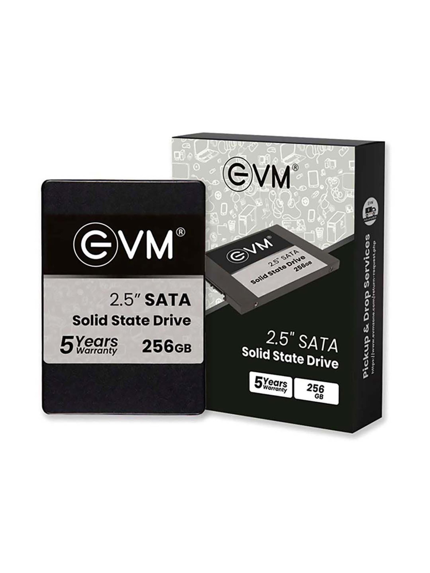 EVM EVM25 256GB 2.5 inch SATA Internal SSD (Black)