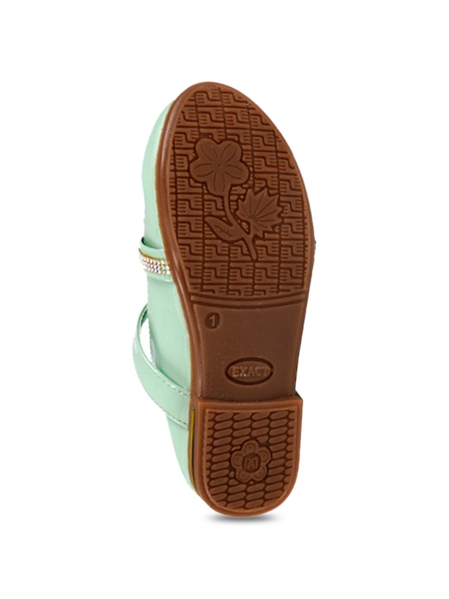 Tiny Bugs Girls Off White & Pink Party Wear Slip Ons