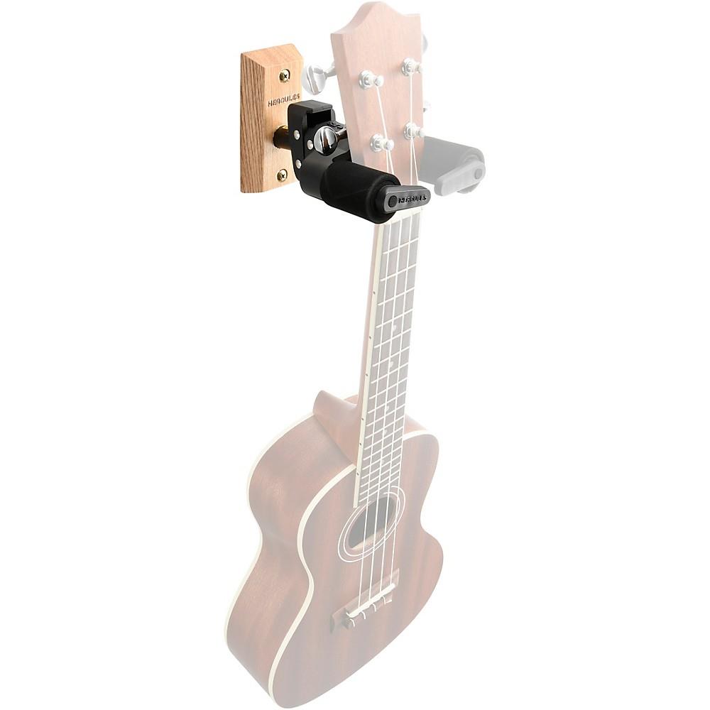 Hercules Stands GSP38WB PLUS Auto Grip System (AGS) Guitar Wall Hanger Short Arm, Wooden Base