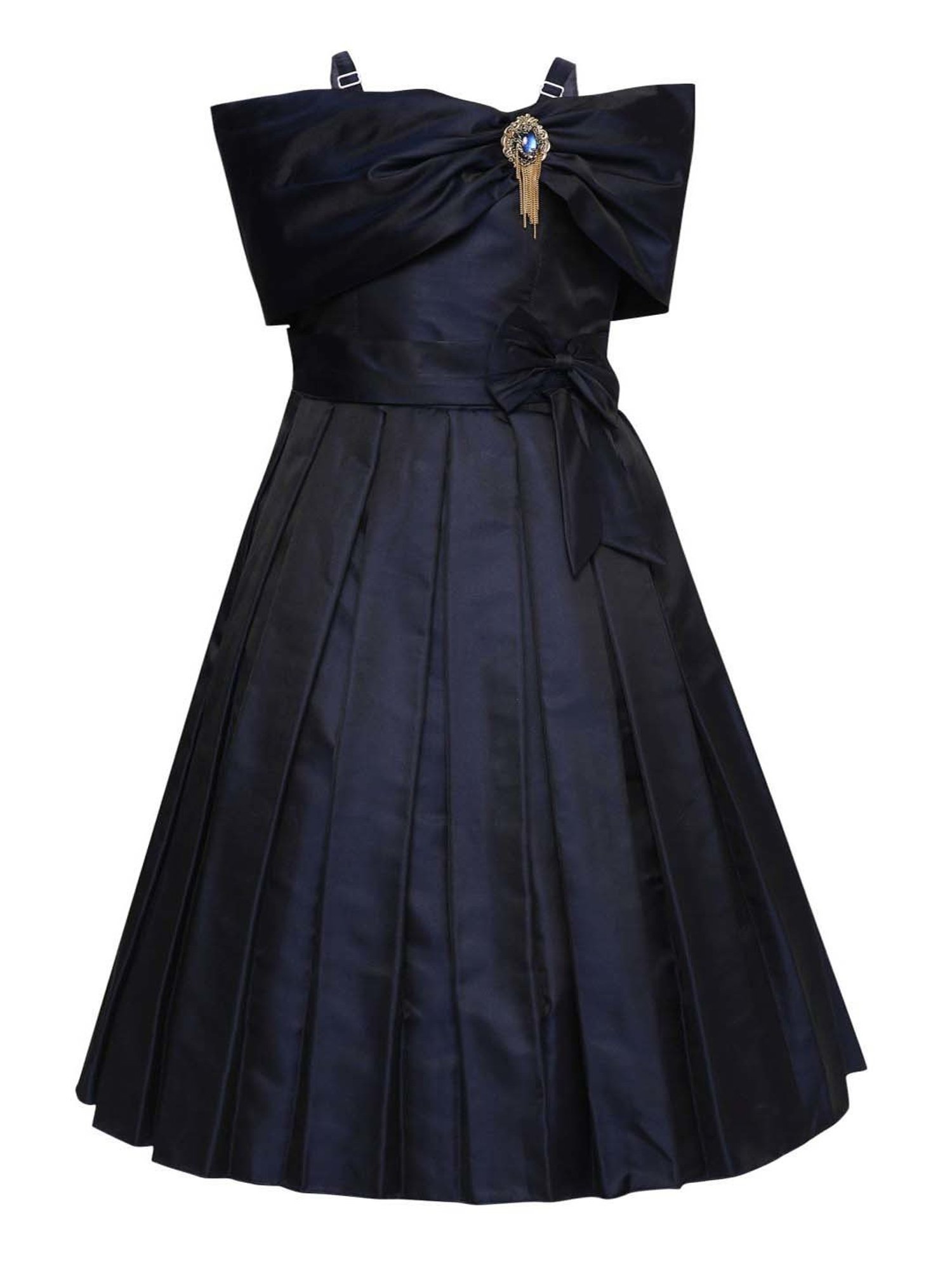 AJ Dezines Kids Blue Regular Fit Gown