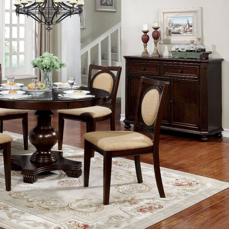 Set of 2 Mariel Upholstered Dining Chairs Red - HOMES: Inside + Out