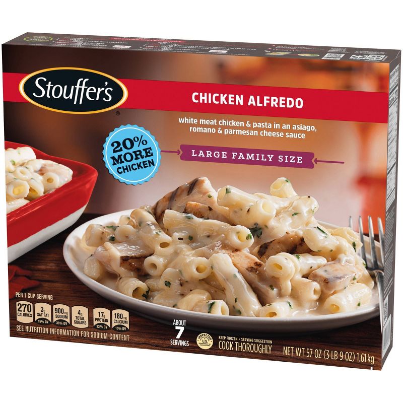 Stouffer's Family Size Frozen Chicken Alfredo Pasta Meal - 57oz