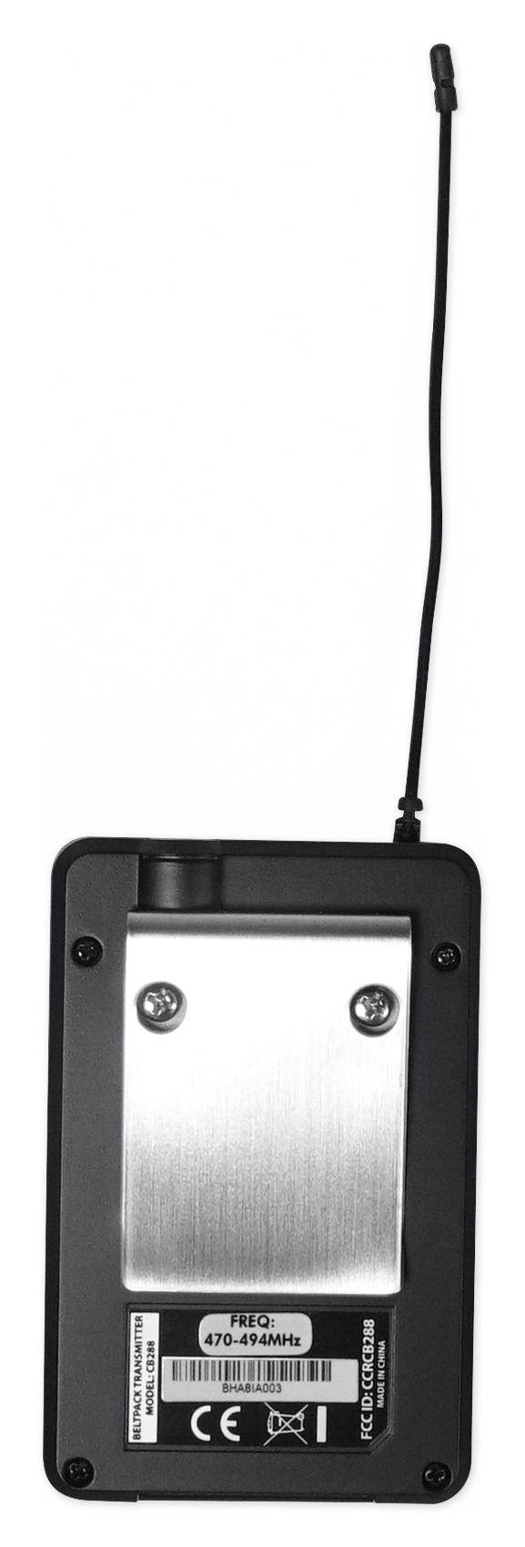 Samson Concert 288 Dual Beltpack UHF Wireless QE Fitness Headset Mics H Band