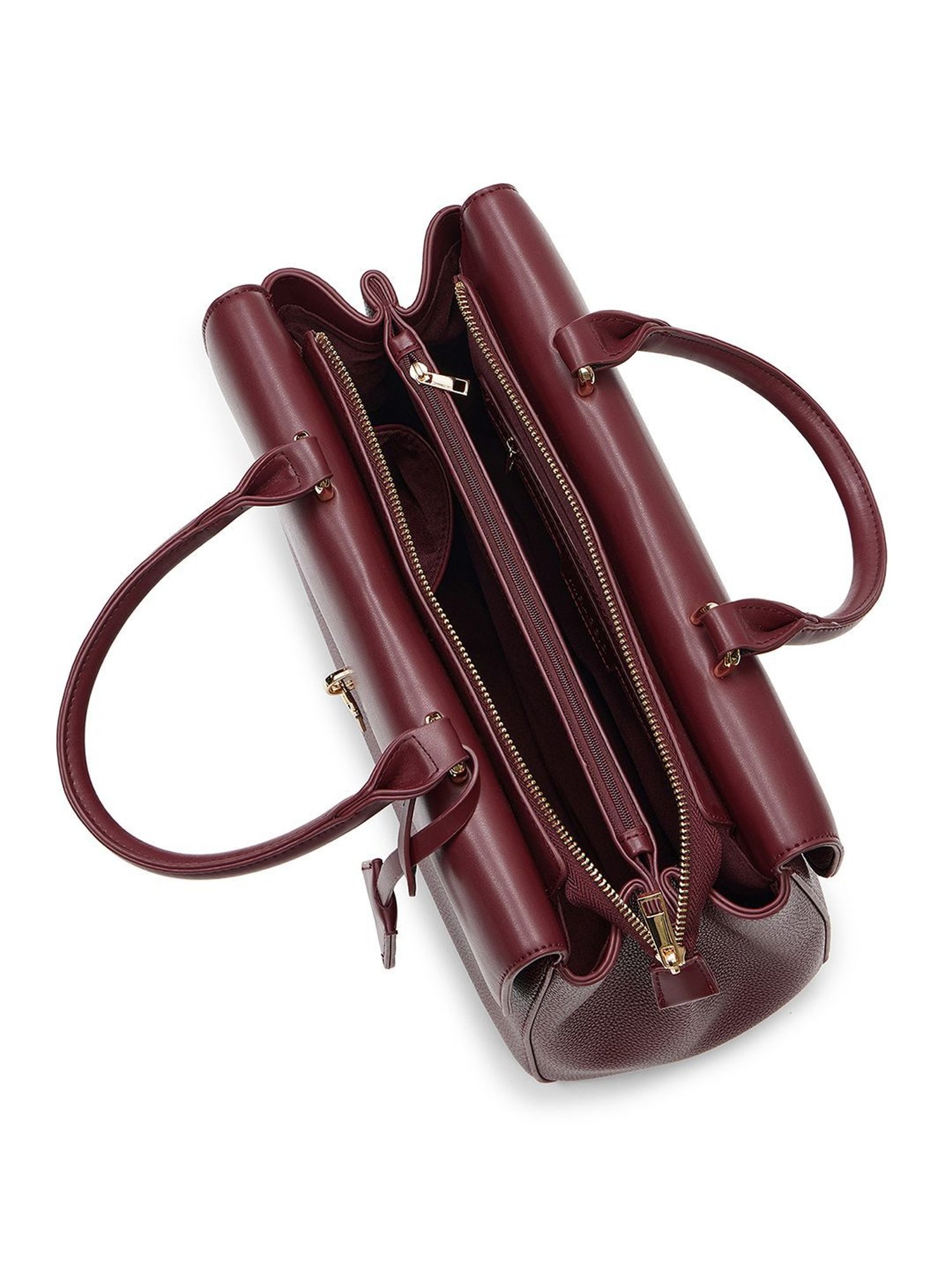 Miraggio Sierra Wine Medium Satchel Handbag