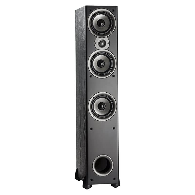 Monitor 60 Series II Floorstanding Speaker (Black, Single) - Bestseller for Home Audio | Affordable Price | 1" Tweeter, (3) 5.25" Woofers