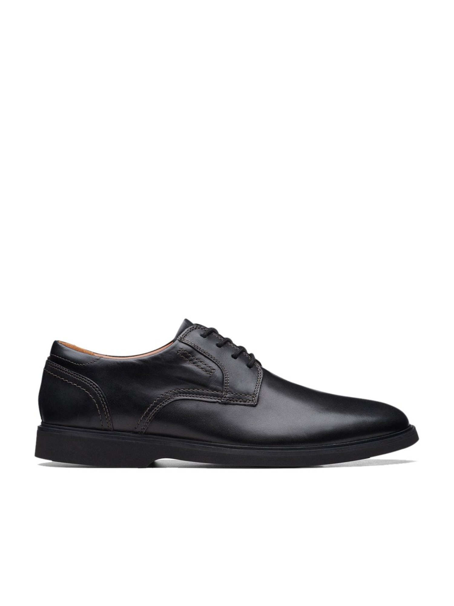 Clarks Men's Malwood Black Derby Shoes