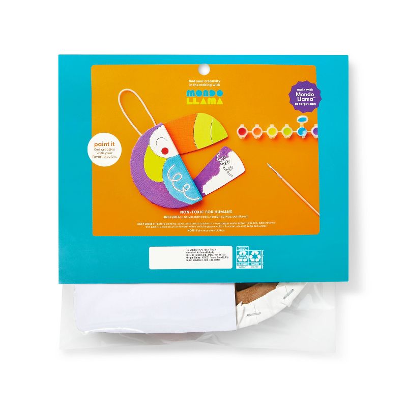 Paint-Your-Own Canvas Toucan Kit - Mondo Llama™