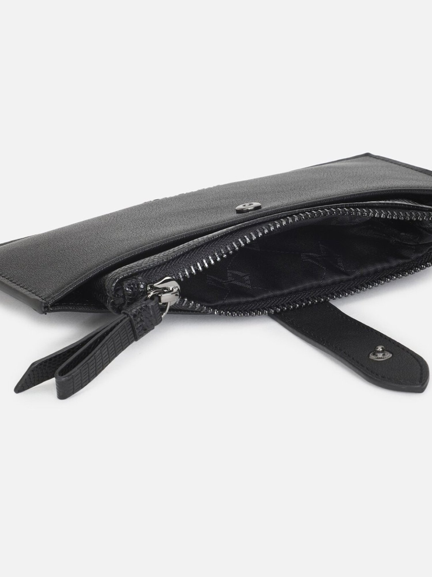 Van Heusen Black PU Textured Wallet
