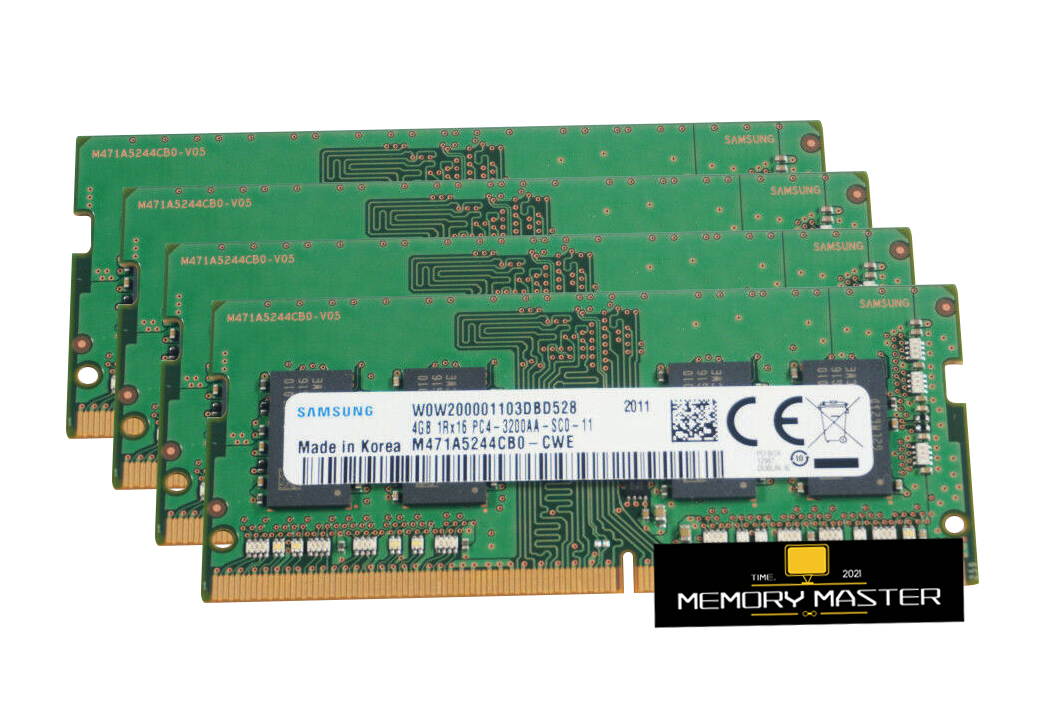 Samsung M471A5244CB0-CWE 16GB(4X4GB) DDR4 PC4-25600 3200MHZ 260 PIN SODIMM 1.2V CL 22 laptop ram memory
