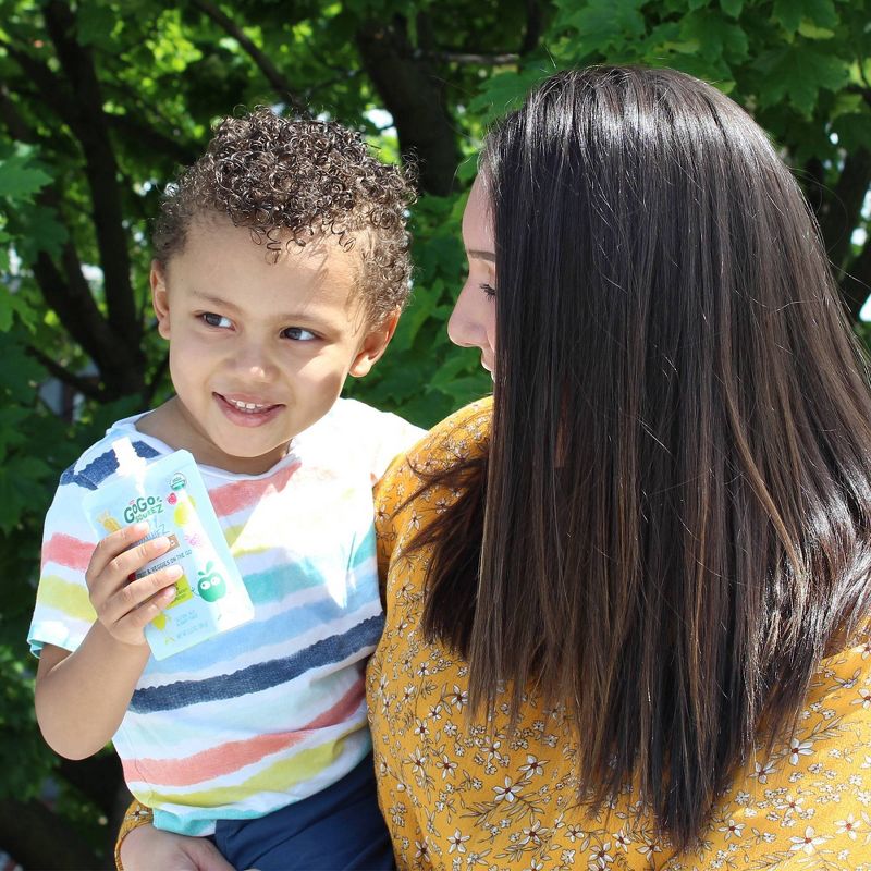 GoGo SqueeZ Happy TummieZ Organic Apple Raspberry Pear Yellow Carrot - 12.8oz/4ct