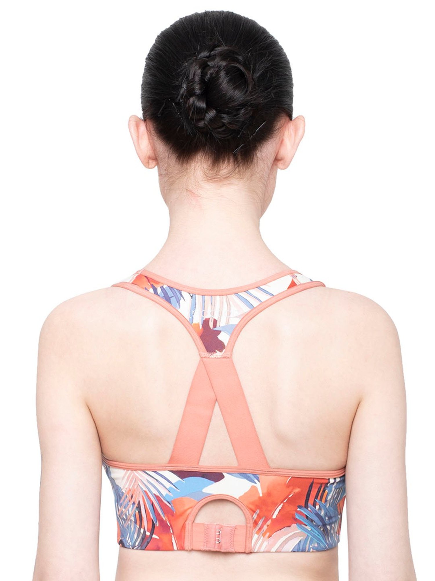 Clovia Teal Non Wired Padded Sports Bra